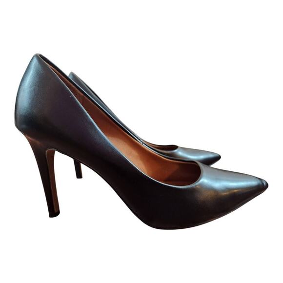 Christian Siriano for payless black heels sz 9 pointed toe pump shoe - Picture 3 of 14